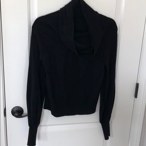 Something Navy Cowl Neck Sweater